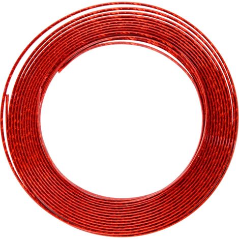 Kantenschutz für Autotüren aus PVC, rote Streifen (1/2)