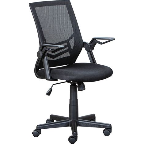 JIAN - Fauteuil de Bureau Tissu Mesh Coloris Noir (1/5)