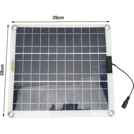 Panneau solaire portable 200W 12V/18VSilicium monocristallinCharge rapide avec prise OBDIdéal camping et voyages en camping-car (1/5)