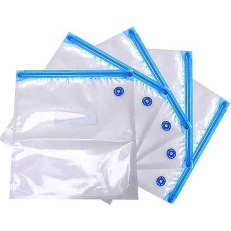 Sacchetti Sottovuoto Per Alimenti 10 Bustine 26x28cm Ordine Cucina JORDAN YL-274 (1/5)