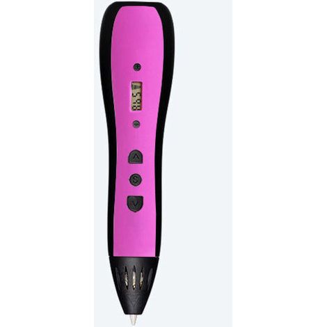 Stylo 3D pour les passionnés de bricolage, stylo d'impression 3D avec écran LCD, stylo de dessin 3D avec filament PLA de 1,75 mm, jouet amusant, cadeau d'anniversaire idéal (1/4)