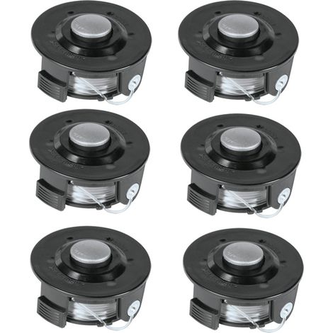 6 x Makita Grass Trimmer Spool 6m Line Metal Bump Head DUR181Z DUR193Z DUR180 (1/4)
