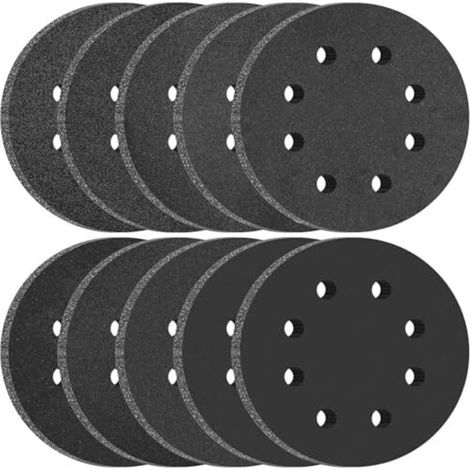 125-mm-Nass- und Trockenschleifscheibe, 8 Löcher, 100 Stück, Körnung 80, 120, 180, 240, 320, 400, 600, 800, 1000, 2000, Siliziumkarbid für Exzenterschleifer (1/5)