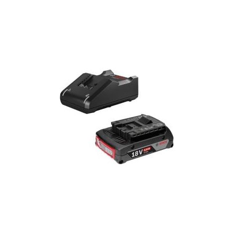 Bosch Starter-Set 18 V / 1x 2,0 Ah Akku + Ladegerät GAL 18V-40