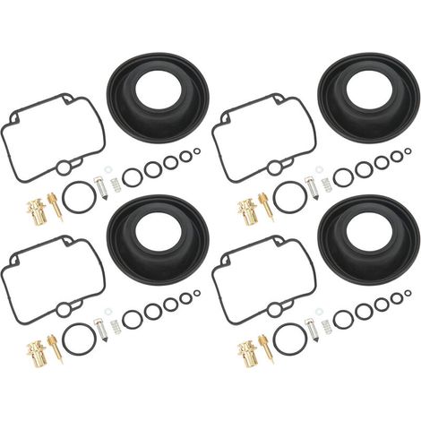 Kit di riparazione carburatore per motocicletta da 4 set con membrana di ricambio per pistone per Suzuki GSF1200S Bandit 1997-2000 A (1/4)