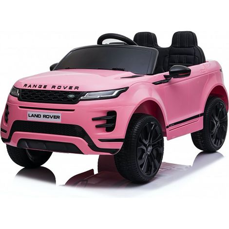 Macchina Elettrica per Bambini Licenza Land Rover Evoque 12V con Telecomando Rosa (1/5)