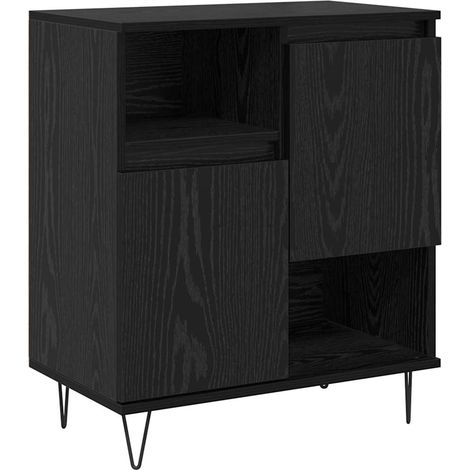 vidaXL  Sideboard  Black Oak 60 x 35 x 70 cm
