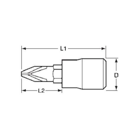 PH2 Spitzenglas, 1/4 TENGTOOLS M141302-C 68260207 (1/2)