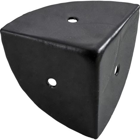 Hettich Kistenecke 45 x 45 x 45 mm schwarz - 1 Stück Filzgleiter & Möbelgriffe