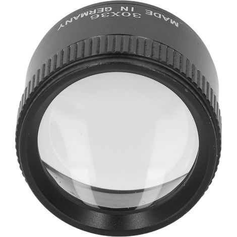 Loupe de bijoutier 30X grossissement, lentille optique 36mm, loupe oculaire pour inspection, bricolage et contrôle qualité (1/5)