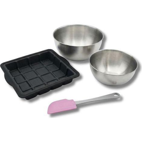 Set de 4 ustensiles de pâtisserie moule à gâteaux 2 bols et spatule Silicone fibre de verre Silicone fibre de verre Zenker Silicone fibre de verre (1/5)