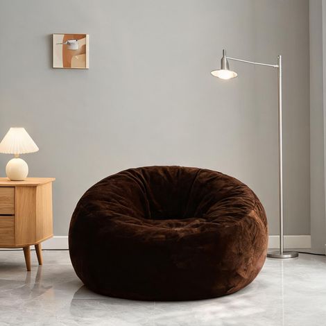 Pouf poire 4FT avec garnissage mousse housse lavable en sponge (1/5)