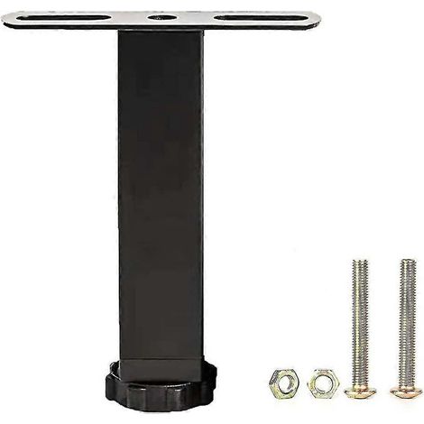 Pieds métalliques réglables pour meubles et armoires pieds de rechange pour tables et lits. (1/5)