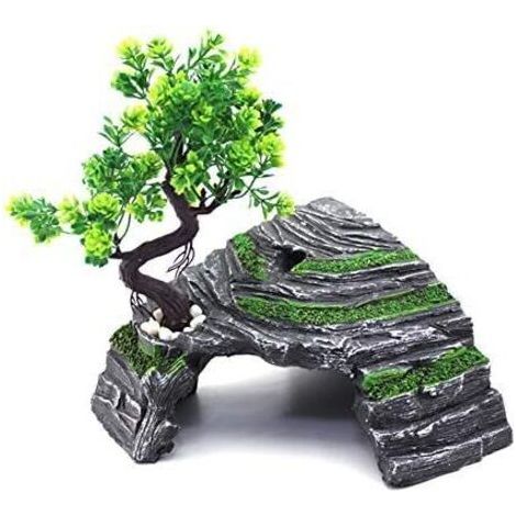 Abri pour reptiles, terrarium, cachette, rampe pour tortues, plateforme, habitat