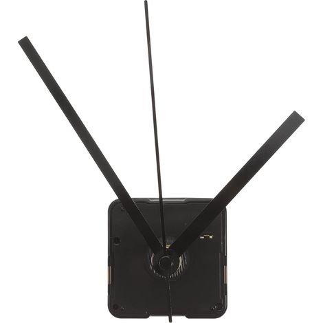 Horloge murale numérique radio-pilotée à monter soi-même - Kit de bricolage - Mécanisme de réparation - Pièce de rechange (horloge droite noire) - Horloge murale radio-pilotée (1/5)
