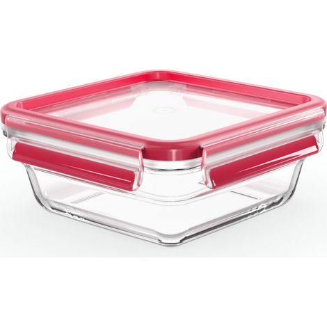 Emsa Clip Close Vorratsglas Rot 0,8 L
