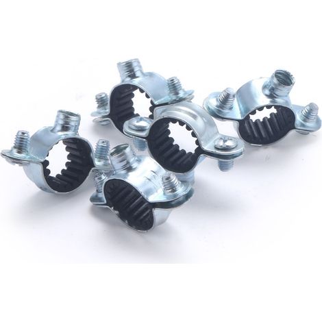 Collier de fixation simple isophonique pour tube cuivre NOYON & THIEBAULT Ø14 x5 colliers