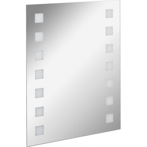 Spiegelelement KARO-LIGHT 60x75x2 cm, 2xLED (1/3)