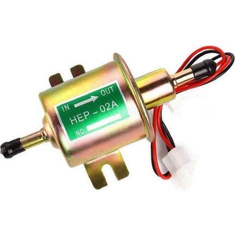Pompe à essence électrique 12V universelle HEP-02A Inline basse pression Pompe à essence métallique Moteur Diesel EssenceAec (1/5)