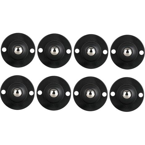 de 8 roulettes pivotantes adhésives avec roulements à billes (1/5)