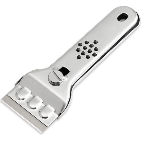 Raclette De Nettoyage En Acier Inoxydable - Pour Carrelage Cuisine Salle De Bain Murs Et Sol - 1 Pièce (1/4)