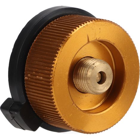 2 pièces Adaptateur de réchaud de camping extérieur Convertisseur de bouteille de gaz avec fonction de fermeture automatique (1/5)