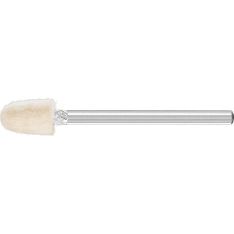 PFERD TOOLS mittelharte Filzpolierstifte Kegelform Ø 6x10mm Schaft-Ø 3 mm 10 Stk (1/5)