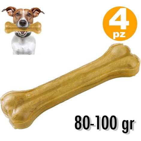 Os Pour Chien Snack 4 Pièces Os à Mâcher 80-100 Gr 13 Cm (1/2)