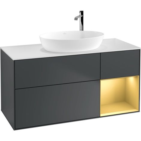 Villeroy & Boch F951HFHG Meuble sous-lavabo Finion F95 (1/2)