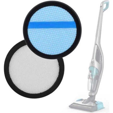 Two-piece, washable replacement filter for vacuum cleaner models FC6162, FC6164, FC6168, FC6400, FC6402 and FC6409 – for more performance and convenience. (1/4)