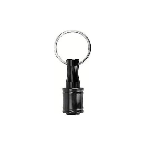 Connecteur porte-clés 1/4, outil de lissage portable pour la maison (noir)
