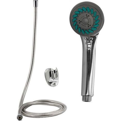Cleafe - Kit Doccetta Bagno Doccino Soffione Doccia Multigetto Con Laccio 1,8mt Staffa 69051 - (1/2)