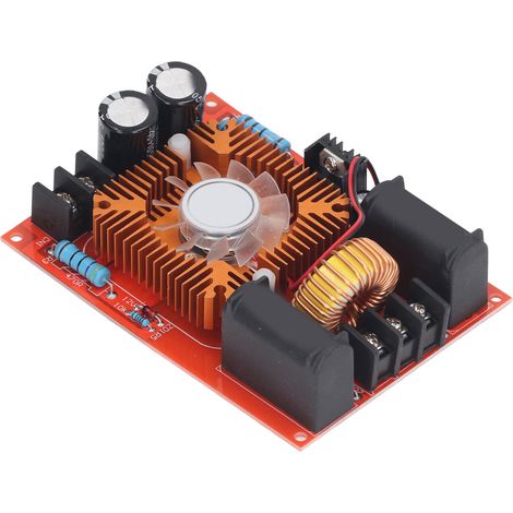 Carte de commande de bobine ZVS (commutation à tension nulle) pour module de chauffage à bobine Flyback avec ventilateur, 12-30 V CC, 250 W (1/5)