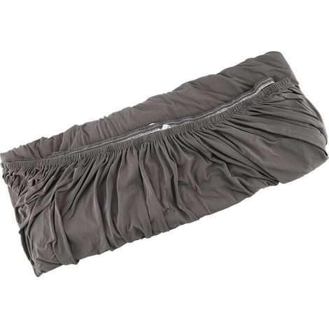 Housse Canapé Angle 3+2 Places Polyester Gris (1/5)