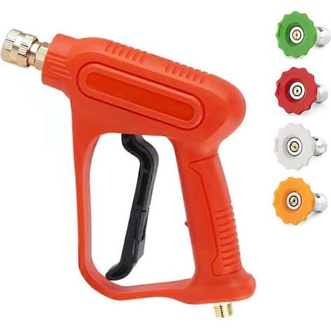 Nettoyeur haute pression Attachments pivotant nettoyeur haute pression poignée M22 15mm adaptateur et 4 connexion (1/5)