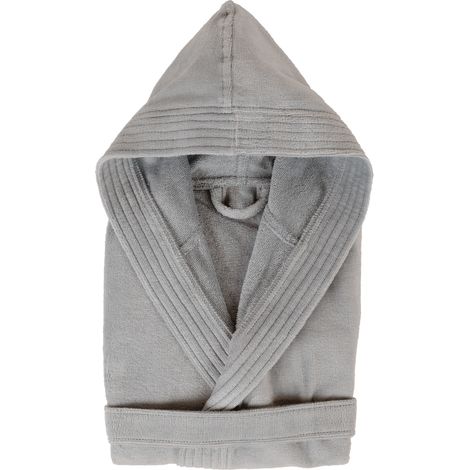 Peignoir adulte à capuche COOL en velours L