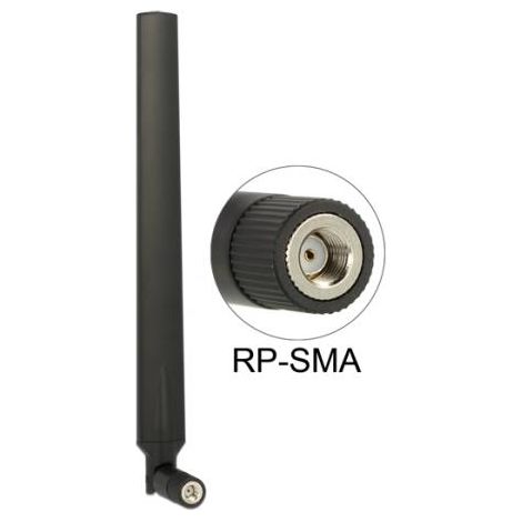 Antenna Wi-Fi Delock RP-SMA guadagno 7 dBi omnidirezionale (1/4)