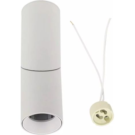 V-TAC VT-804 Portafaretto da soffitto orientabile in alluminio bianco per lampadina spotlight 1GU10 - SKU 8946 (1/5)