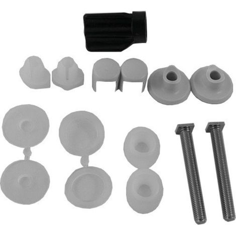 Duravit Befestigung für WC-Sitz D-Code 006739, Kunststoff, 0061410000