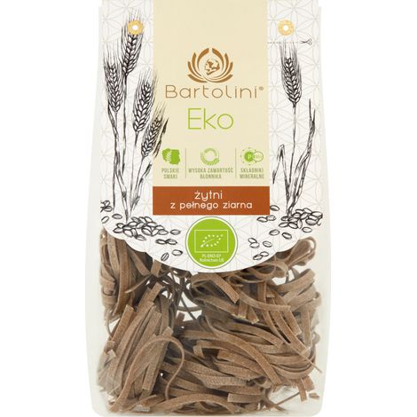 Bartolini Nidos de Pasta de Centeno Integral Ecológicos N° 4 250 G (1/2)