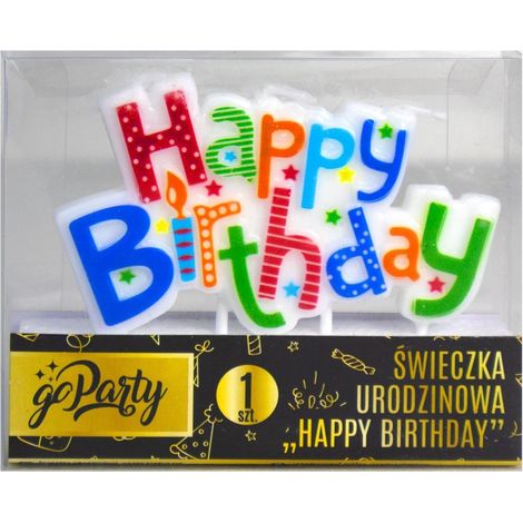 Juego de velas de feliz cumpleaños