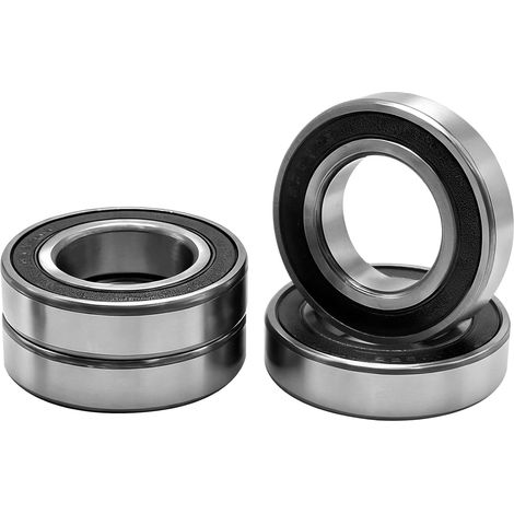 6006-2RS 30 x 55 x 13 mm 6006-2RS Steel Grooved Ball Bearings Mechanical Bearing Suitable for 3D Printers, Industrial Installation, Agricultural Machinery etc (Pack of 4) (1/5)