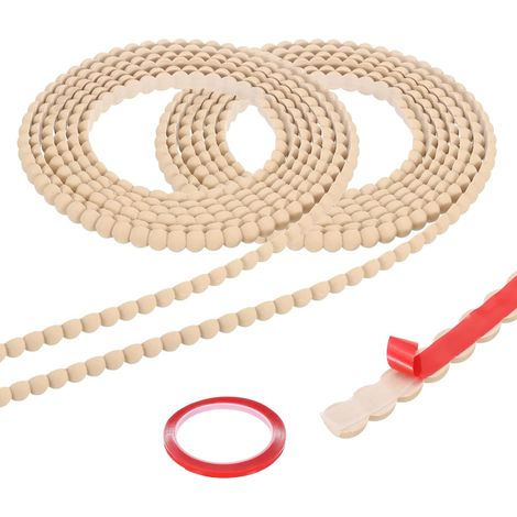2Pcs Moulure Flexible 9.84ft Moulure Murale Adhésive Jaune (1/5)