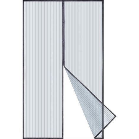 Fliegengitter Magnet Insektenschutz Tür 140x240 140x240 cm Grau (1/5)