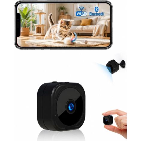 Caméra Espion WiFi Surveillance - 1080P Vision Nocturne - Détection Mouvement - Sécurité Intérieur pour Maison Bureau (1/5)