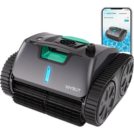 Aspiradora inalámbrica para piscinas, control inteligente, batería de larga duración, C1Max (110-240V) (1/2)