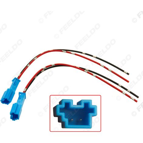 Compatible avec les câbles de modification de haut-parleurs, les câbles de haut-parleurs et les adaptateurs de prise de haut-parleurs BMW X1-X7/i3/i4/i8.