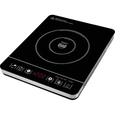 Lacor - 69332 - Plaque à induction non encastrable de 2000 W - Noir [Classe d'efficacité énergétique A++] (1/2)