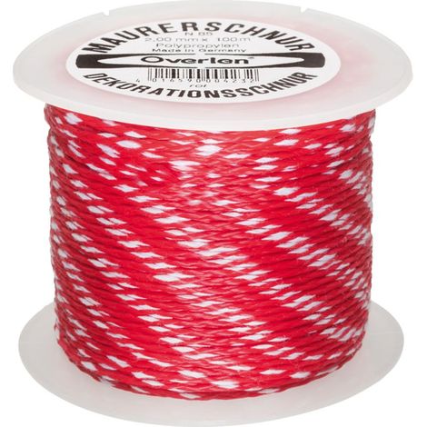 Macon Pp Corde 2,0 Millimetri 100M Red Overmann