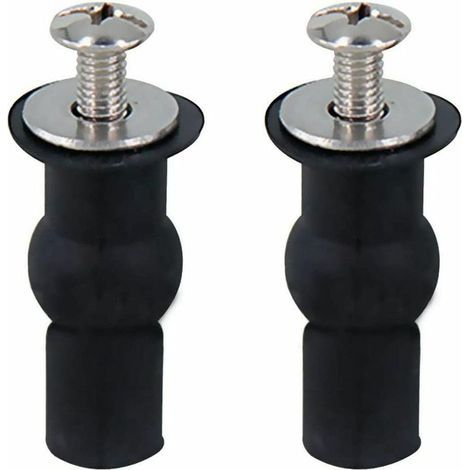 Abattant WC Fixations Charnières Accessoire de fixation pour abattant Convient à Toutes Les Toilettes(18mm) (1/5)
